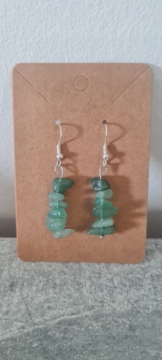 boucles d'oreilles "Verdoyante Sérénité"